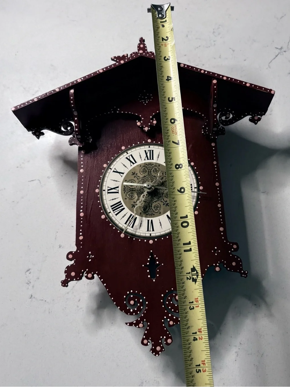 German Designed Hand Carved Wooden Cuckcoo Wall Clock -
